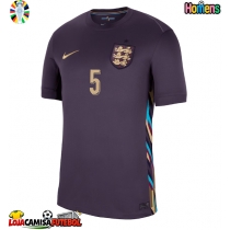 Camisa de Futebol Inglaterra John Stones #5 Equipamento Secundário Europeu 2024 Manga Curta